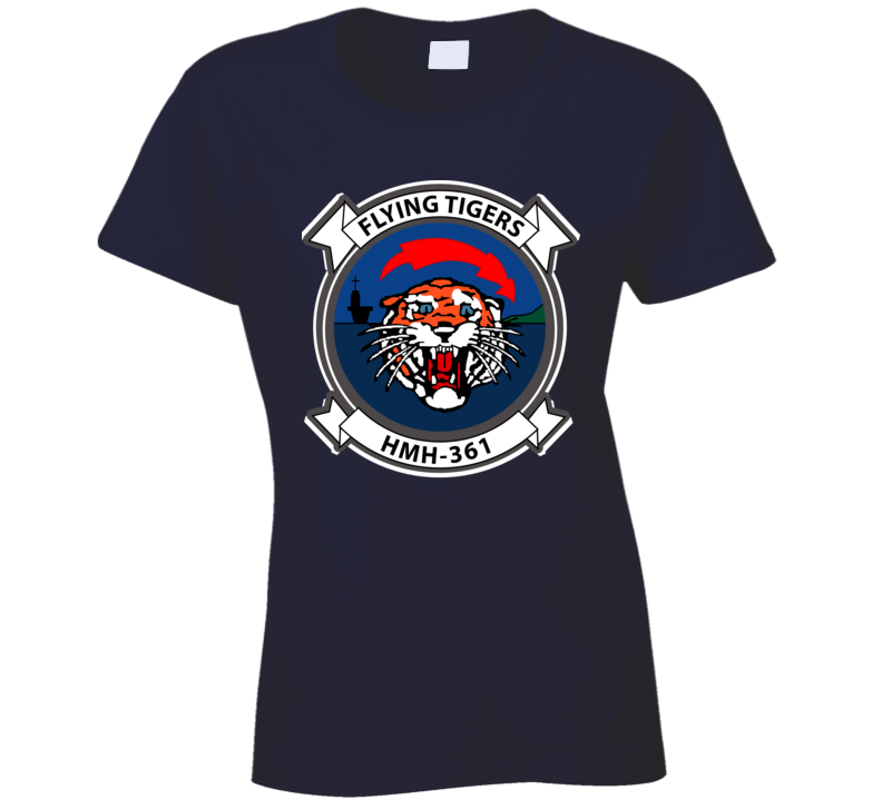 Usmc - Marine Heavy Helicopter Squadron 361 Wo Txt T Shirt
