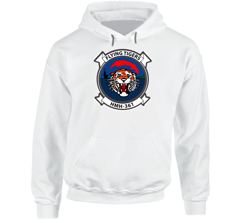 Usmc - Marine Heavy Helicopter Squadron 361 Wo Txt Hoodie