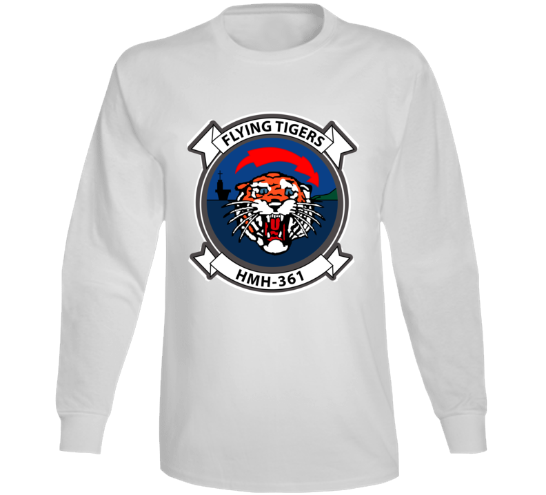 Usmc - Marine Heavy Helicopter Squadron 361 Wo Txt Long Sleeve