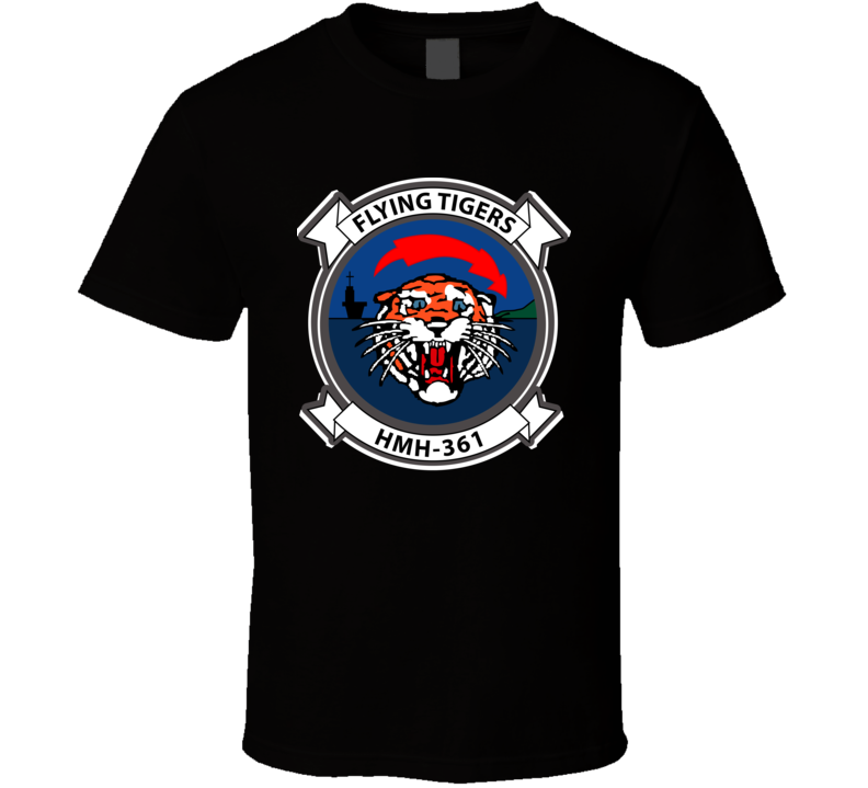 Usmc - Marine Heavy Helicopter Squadron 361 Wo Txt T Shirt