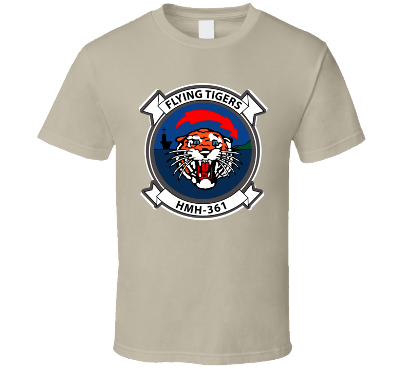 Usmc - Marine Heavy Helicopter Squadron 361 Wo Txt T Shirt