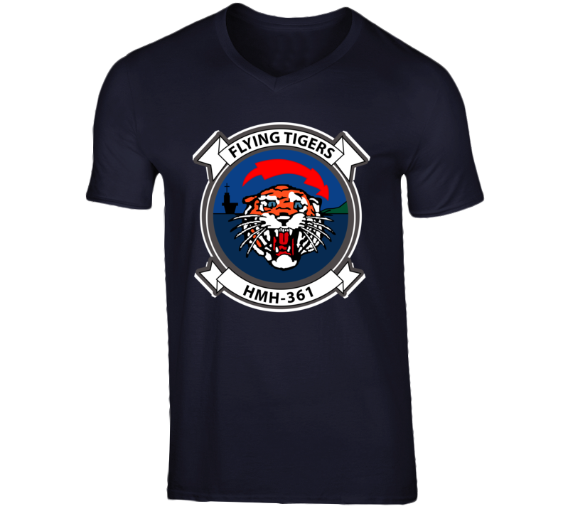 Usmc - Marine Heavy Helicopter Squadron 361 Wo Txt T Shirt