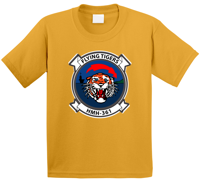 Usmc - Marine Heavy Helicopter Squadron 361 Wo Txt T Shirt