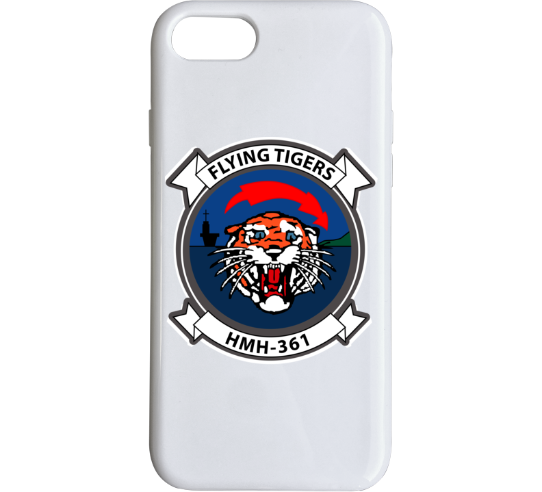 Usmc - Marine Heavy Helicopter Squadron 361 Wo Txt Phone Case