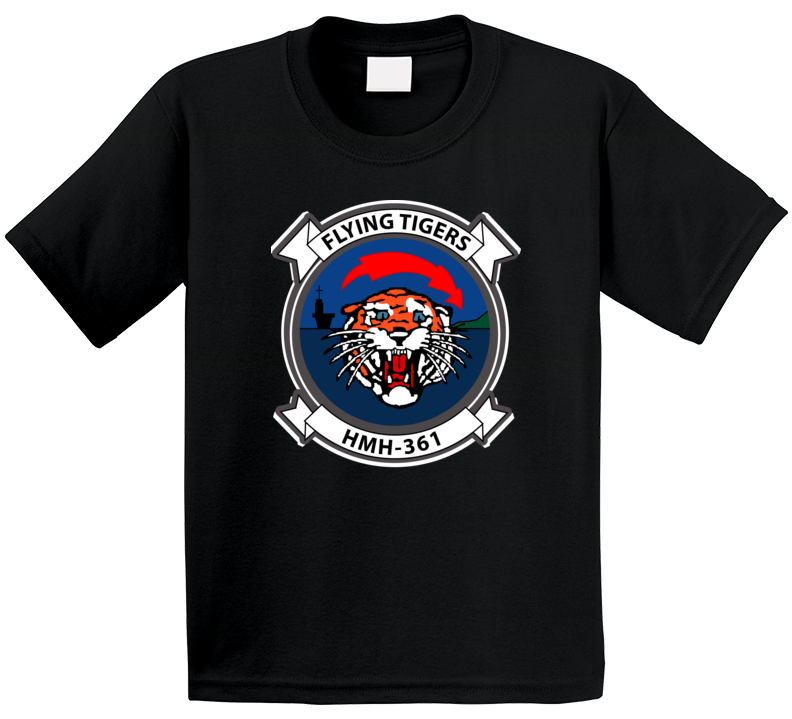 Usmc - Marine Heavy Helicopter Squadron 361 Wo Txt T Shirt