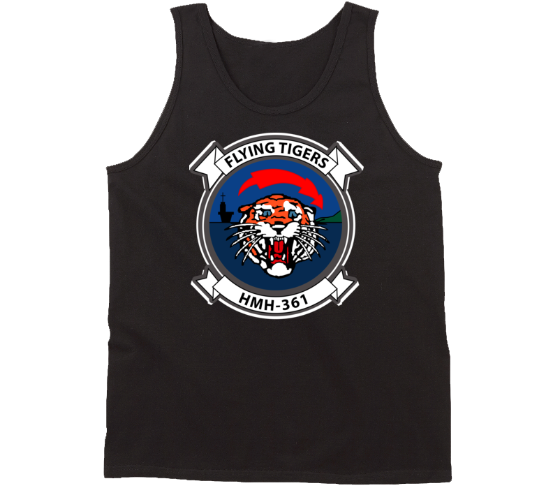 Usmc - Marine Heavy Helicopter Squadron 361 Wo Txt Tanktop