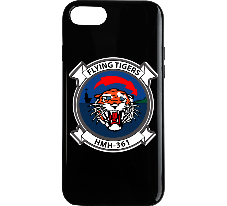 Usmc - Marine Heavy Helicopter Squadron 361 Wo Txt Phone Case