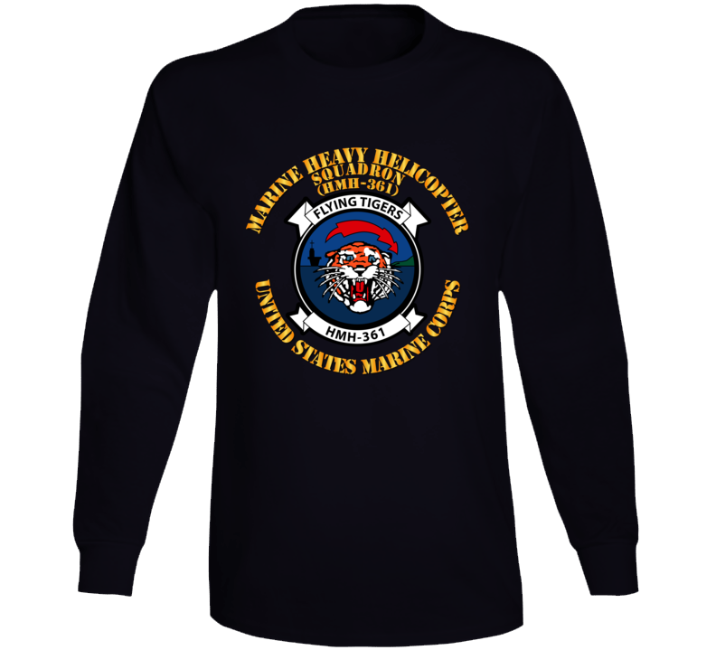 Usmc - Marine Heavy Helicopter Squadron 361 Long Sleeve