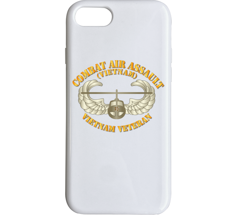 Army - Combat Air Assault - Vietnam W 1 Star Phone Case