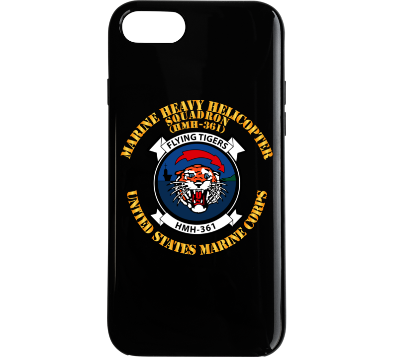 Usmc - Marine Heavy Helicopter Squadron 361 Phone Case
