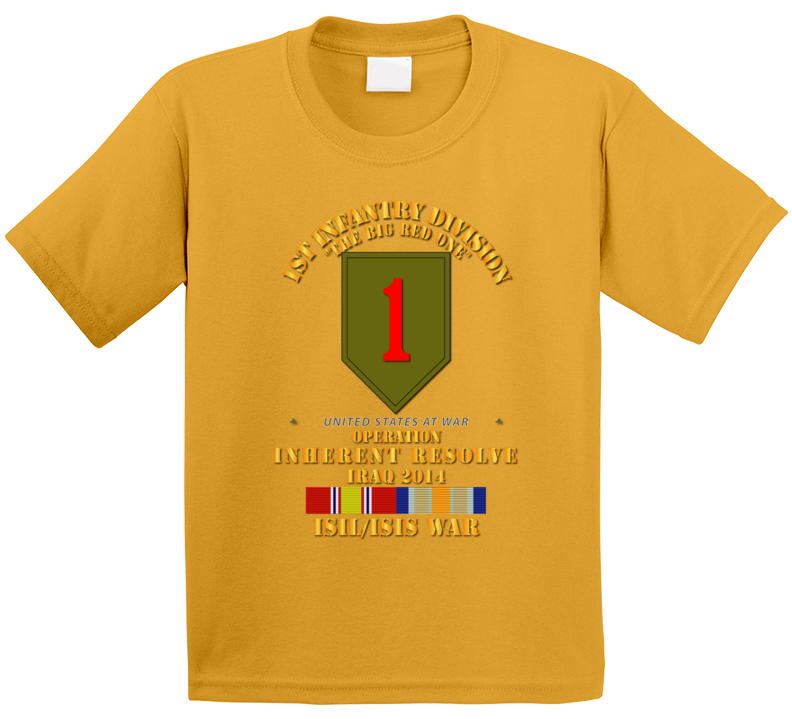 Army - 1st Infantry Division - War W Isis - Svc Oir Kids
