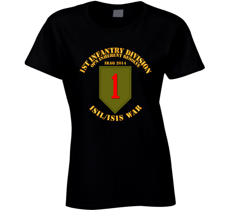 Army - 1st Infantry Div - War W Isis Circle Ladies