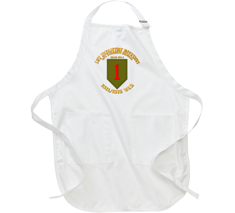 Army - 1st Infantry Div - War W Isis Circle Apron