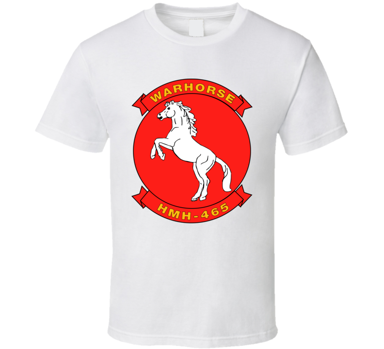 Usmc - Marine Heavy Helicopter Squadron 465 Wo Txt T Shirt