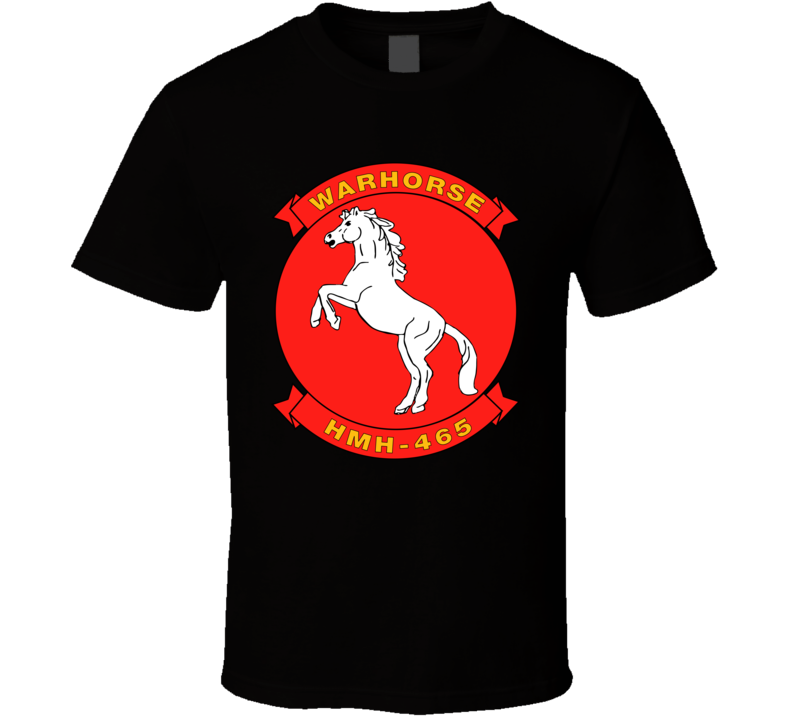 Usmc - Marine Heavy Helicopter Squadron 465 Wo Txt T Shirt