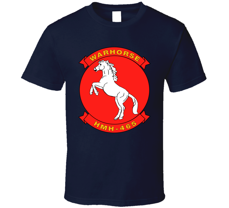 Usmc - Marine Heavy Helicopter Squadron 465 Wo Txt T Shirt