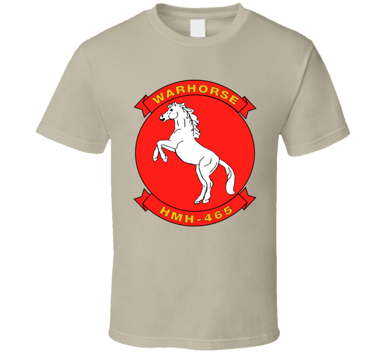 Usmc - Marine Heavy Helicopter Squadron 465 Wo Txt T Shirt