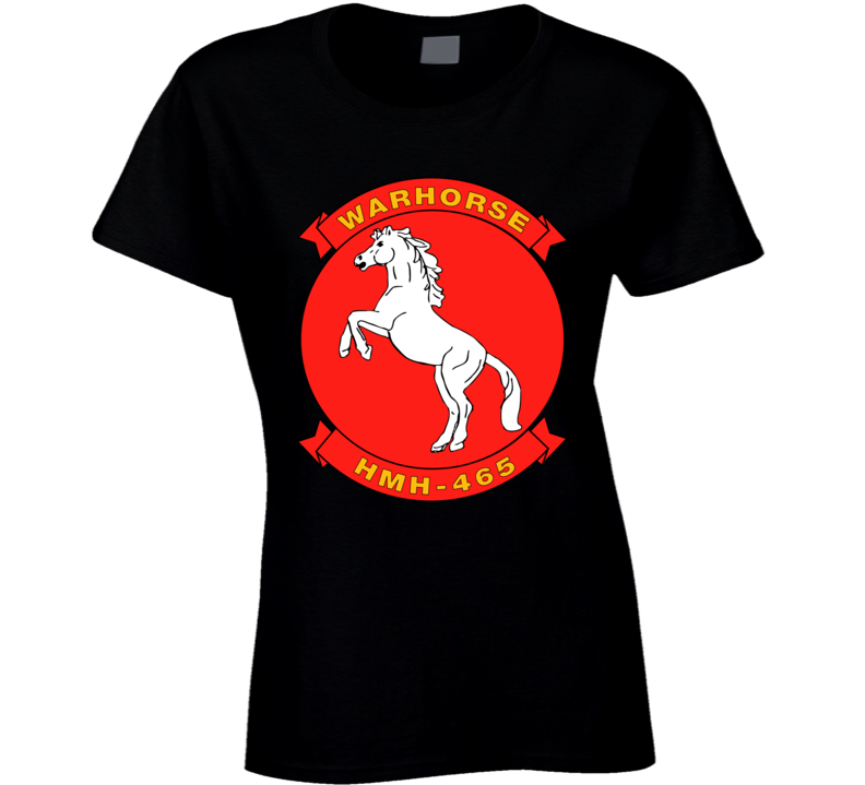 Usmc - Marine Heavy Helicopter Squadron 465 Wo Txt T Shirt