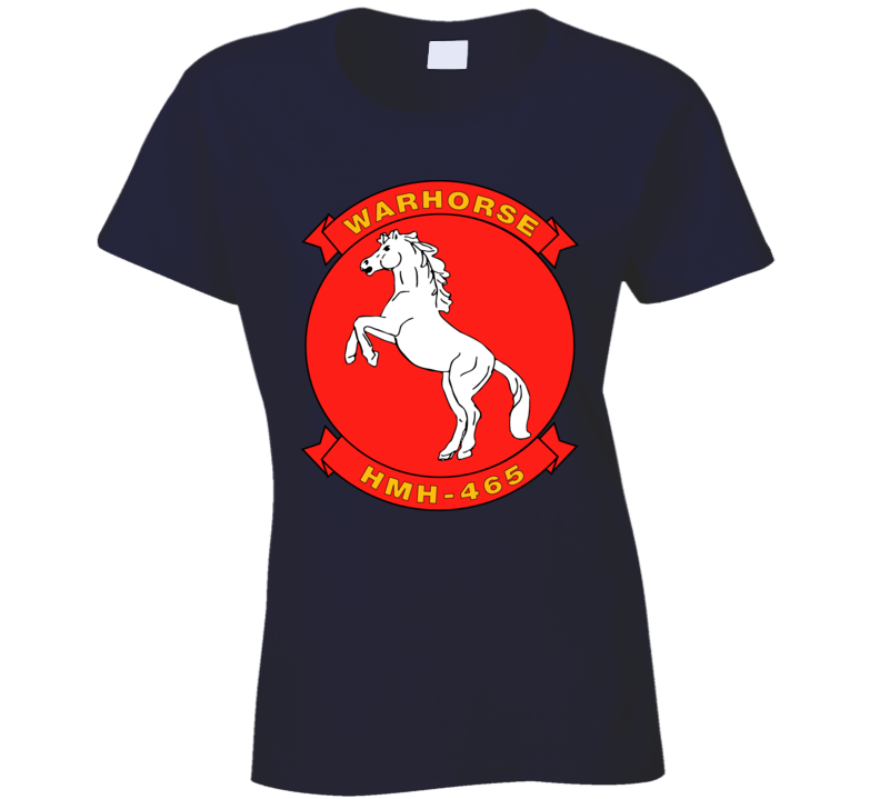 Usmc - Marine Heavy Helicopter Squadron 465 Wo Txt T Shirt