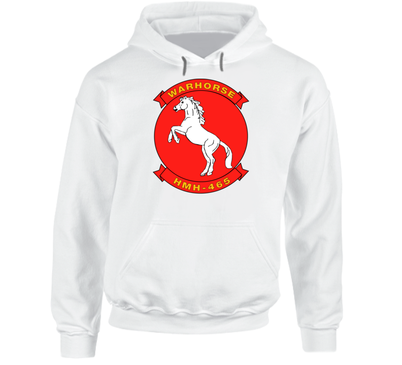 Usmc - Marine Heavy Helicopter Squadron 465 Wo Txt Hoodie