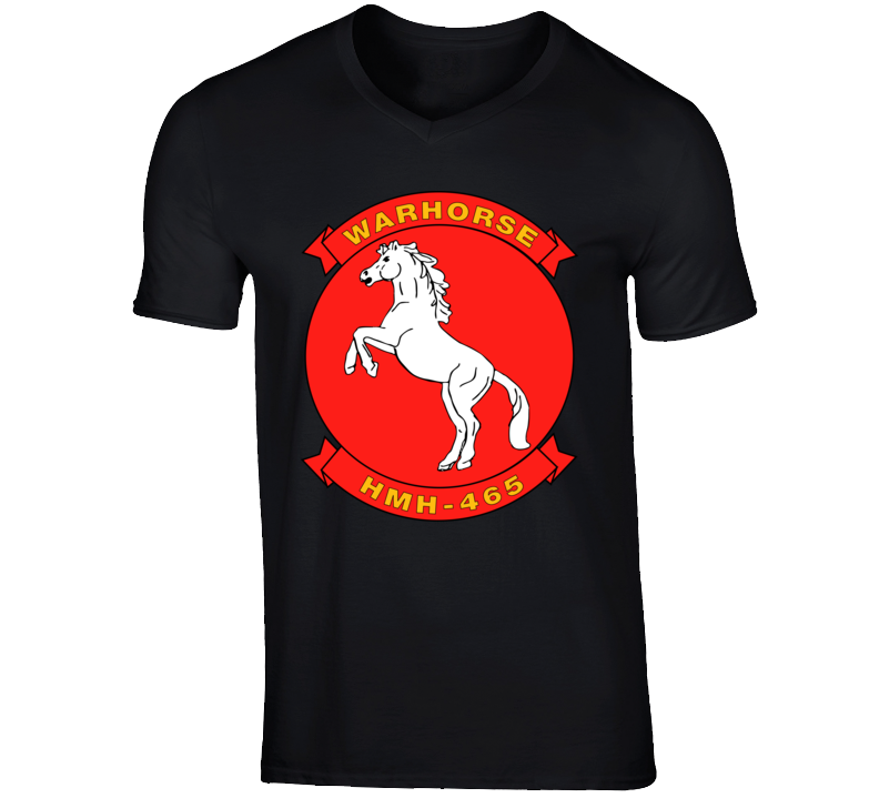 Usmc - Marine Heavy Helicopter Squadron 465 Wo Txt T Shirt