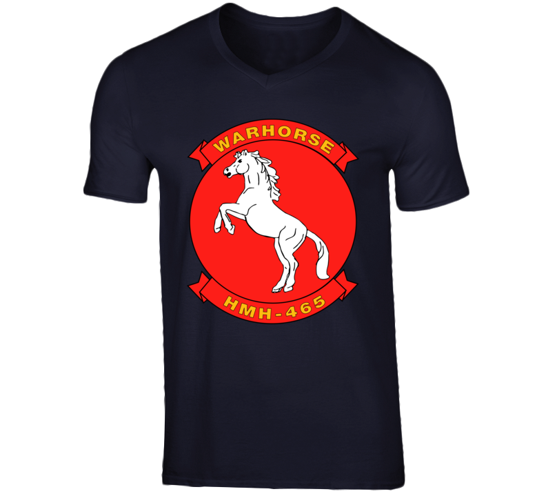 Usmc - Marine Heavy Helicopter Squadron 465 Wo Txt T Shirt