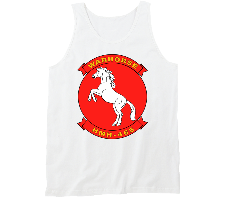Usmc - Marine Heavy Helicopter Squadron 465 Wo Txt Tanktop