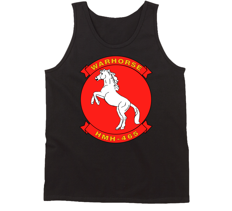 Usmc - Marine Heavy Helicopter Squadron 465 Wo Txt Tanktop