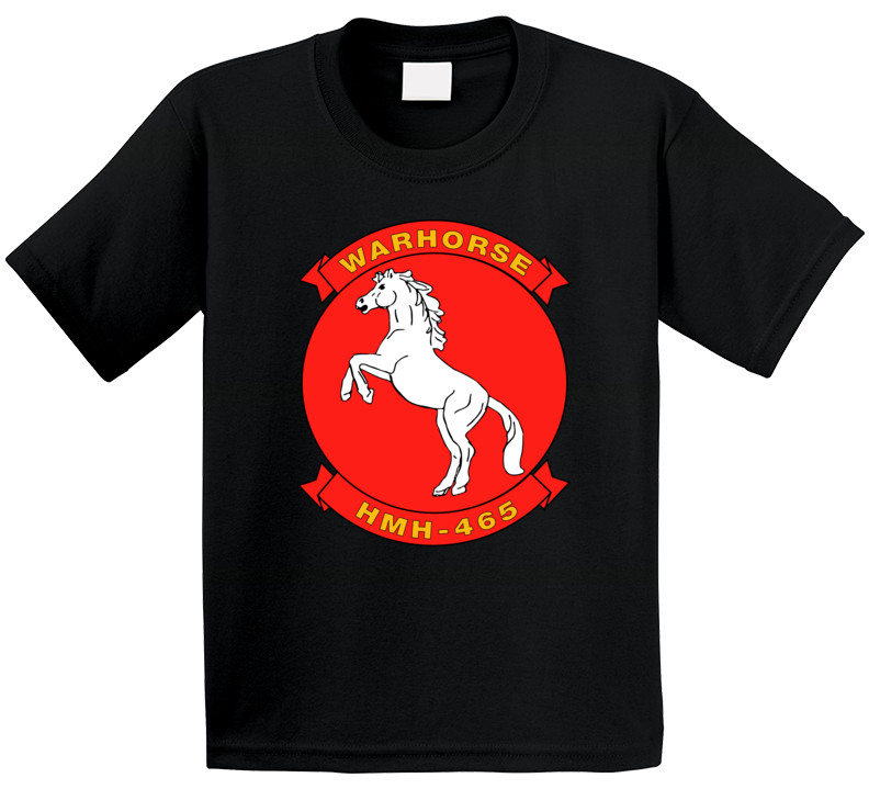 Usmc - Marine Heavy Helicopter Squadron 465 Wo Txt T Shirt