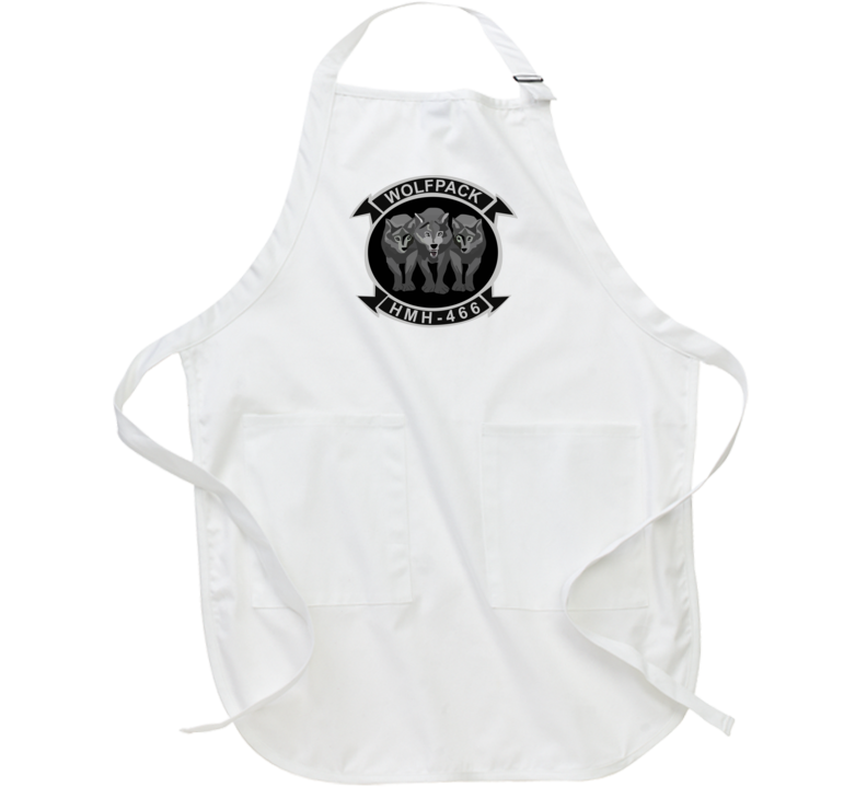 USMC - Marine Heavy Helicopter Squadron 466 - 3 Wolves wo Txt Apron