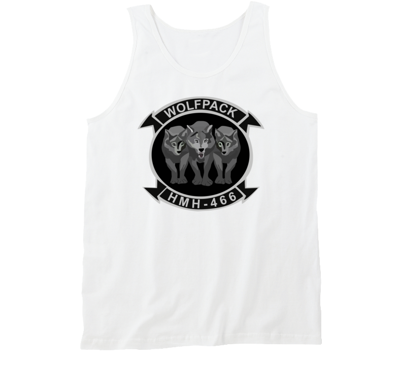 USMC - Marine Heavy Helicopter Squadron 466 - 3 Wolves wo Txt Tanktop