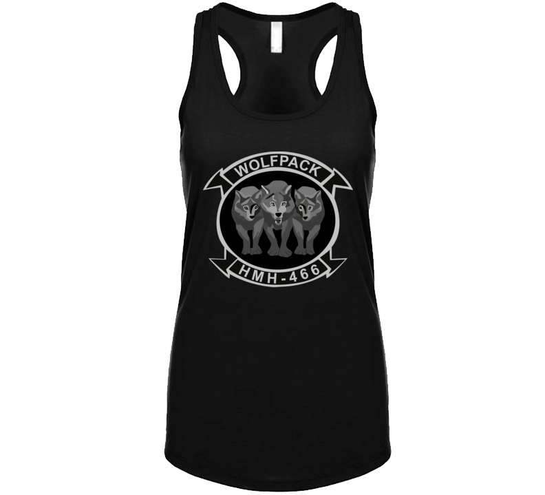 USMC - Marine Heavy Helicopter Squadron 466 - 3 Wolves wo Txt T Shirt