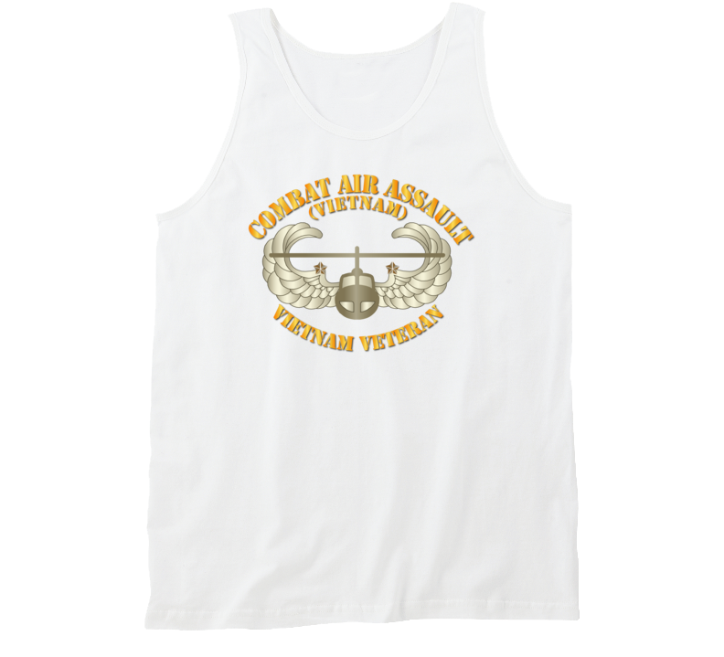 Army - Combat Air Assault - Vietnam W 2 Star Tanktop