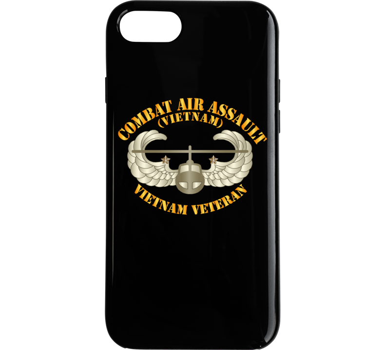 Army - Combat Air Assault - Vietnam W 2 Star Phone Case