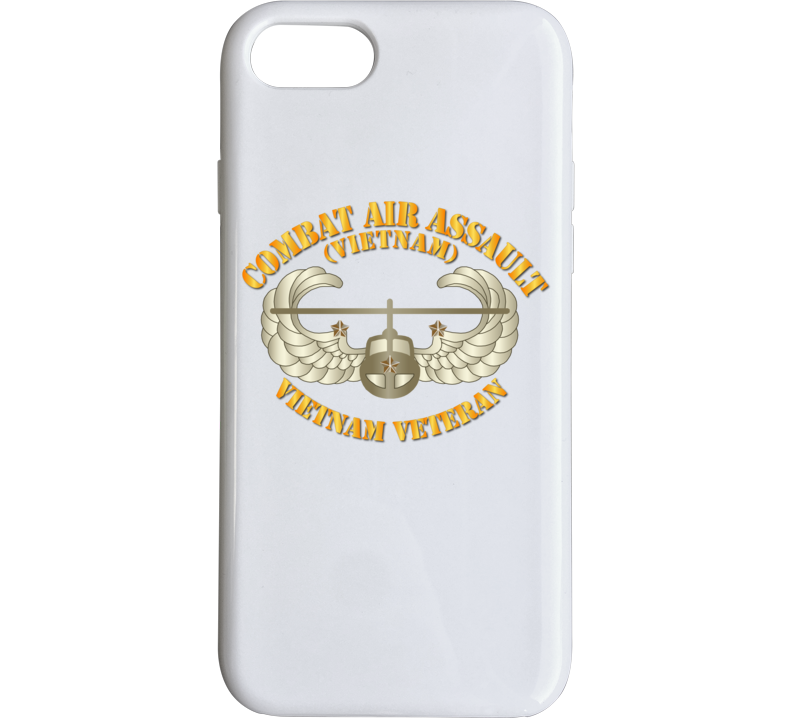 Army - Combat Air Assault - Vietnam W 3 Star Phone Case