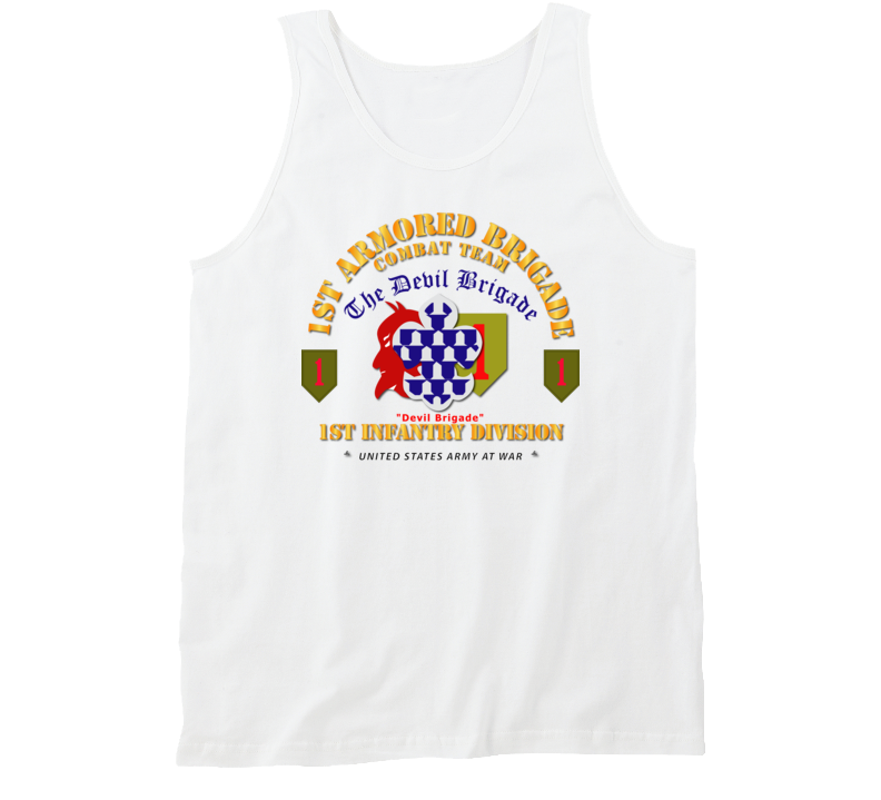 Army - 1st Armored Brigade Combat Team - 1st Inf Div - Devil Bde Tanktop