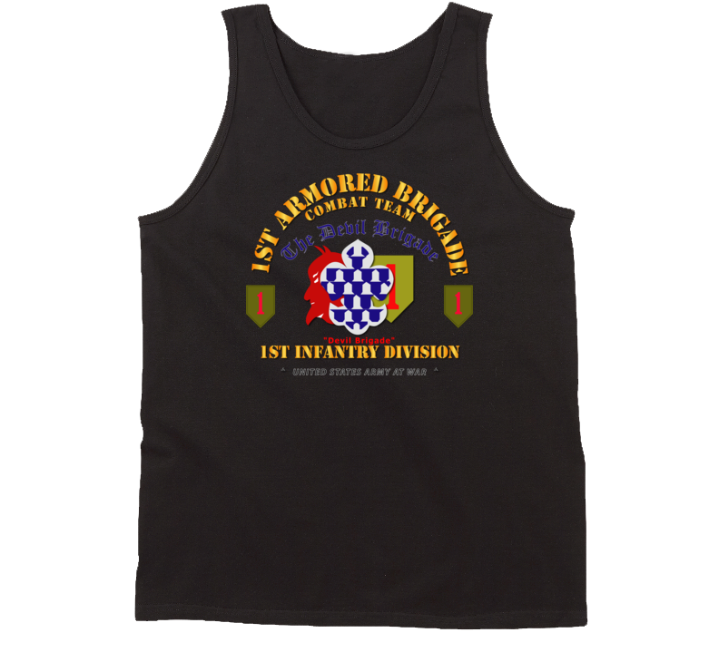 Army - 1st Armored Brigade Combat Team - 1st Inf Div - Devil Bde V1 Tanktop