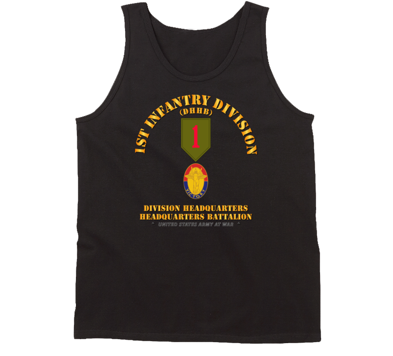 Army - 1st Infantry Division - Dhhb Tanktop