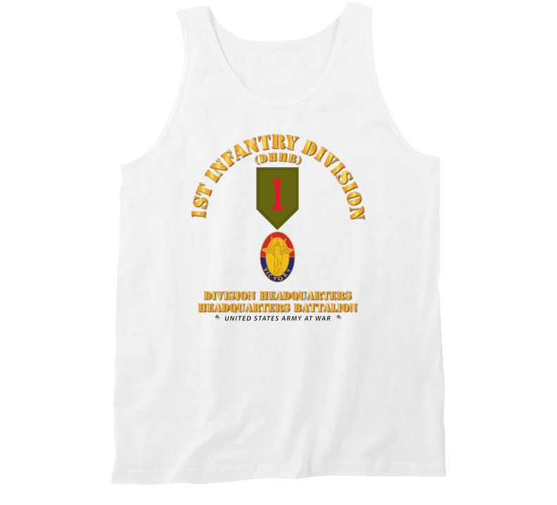 Army - 1st Infantry Division - Dhhb Tanktop