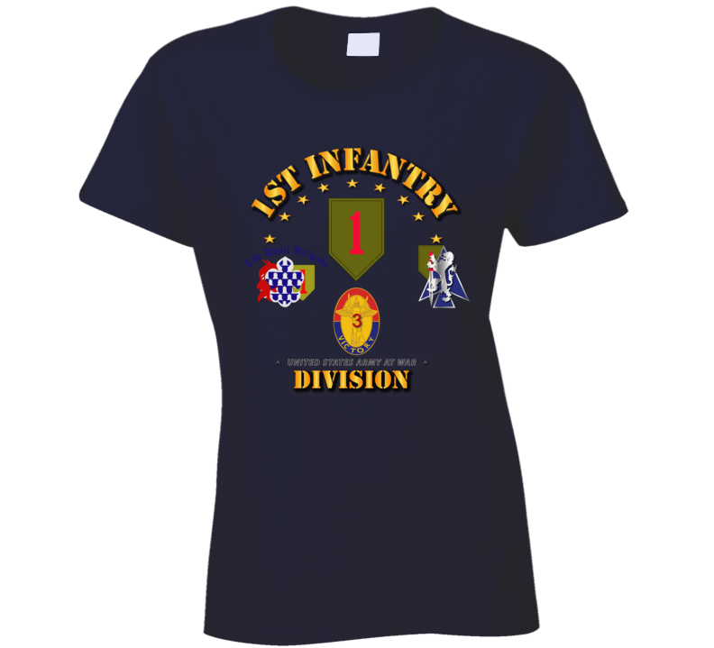 Army - 1st Infantry Division W Bcts T Shirt