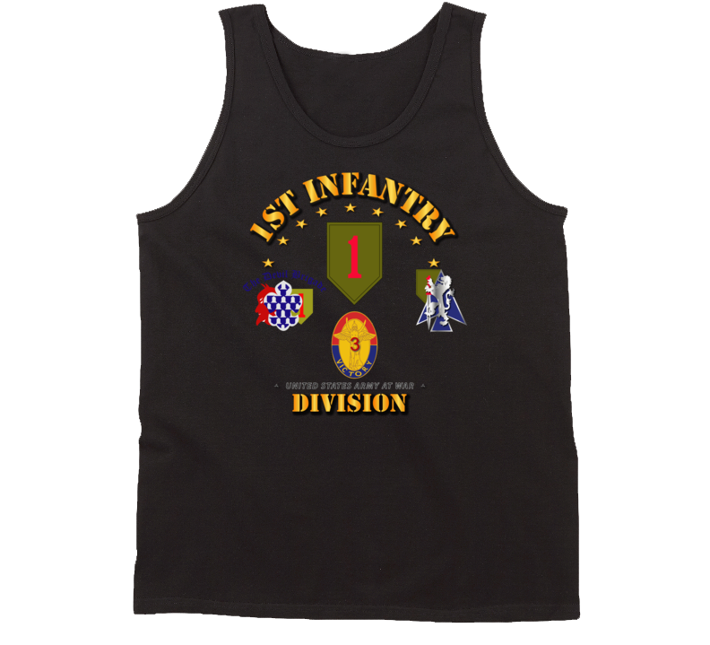 Army - 1st Infantry Division W Bcts Tanktop