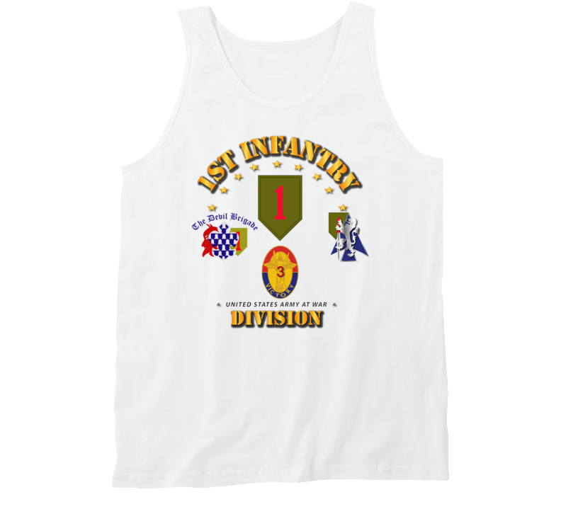 Army - 1st Infantry Division W Bcts Tanktop