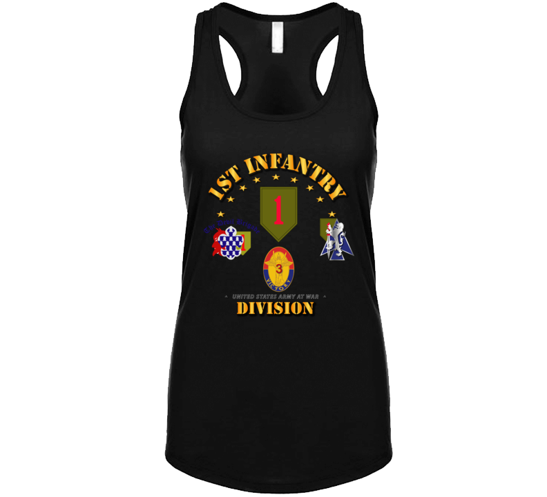 Army - 1st Infantry Division W Bcts T Shirt
