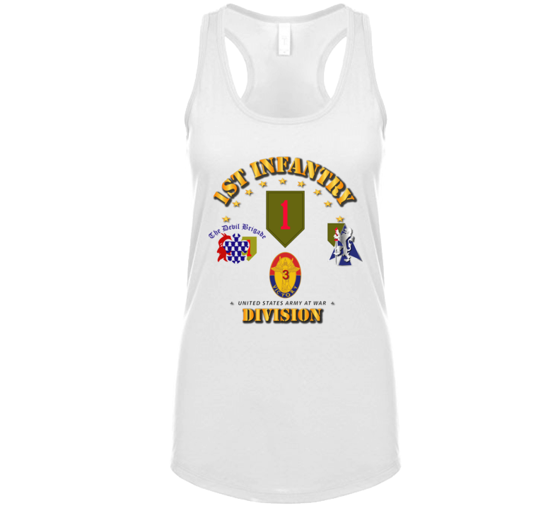 Army - 1st Infantry Division W Bcts T Shirt
