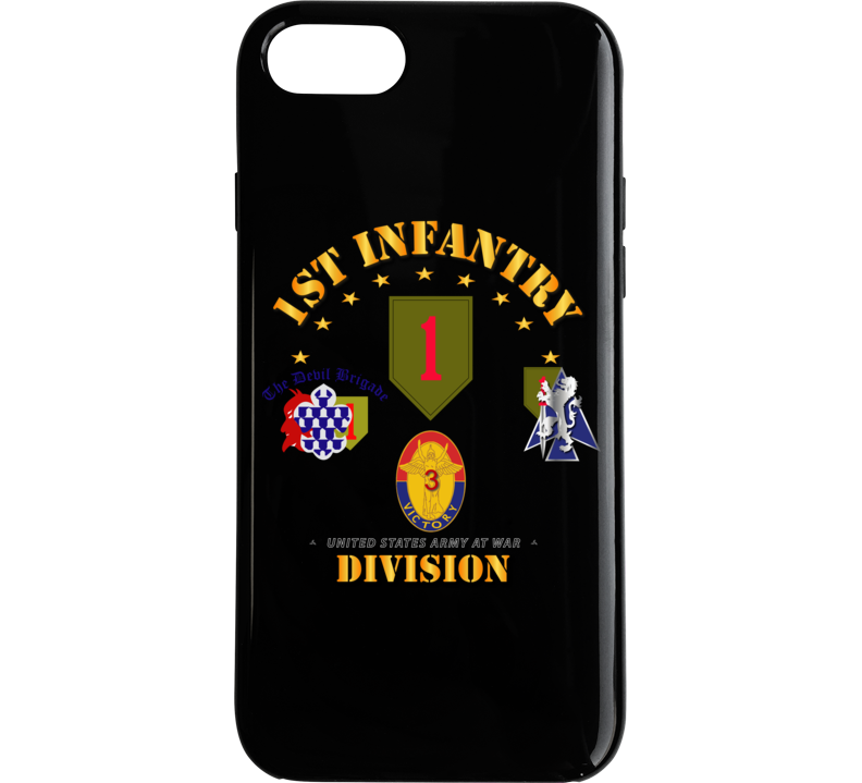 Army - 1st Infantry Division W Bcts Phone Case