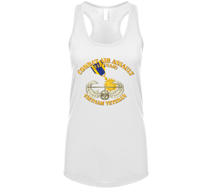 Army - Combat Air Assault - Vietnam W Air Medal V1 T Shirt