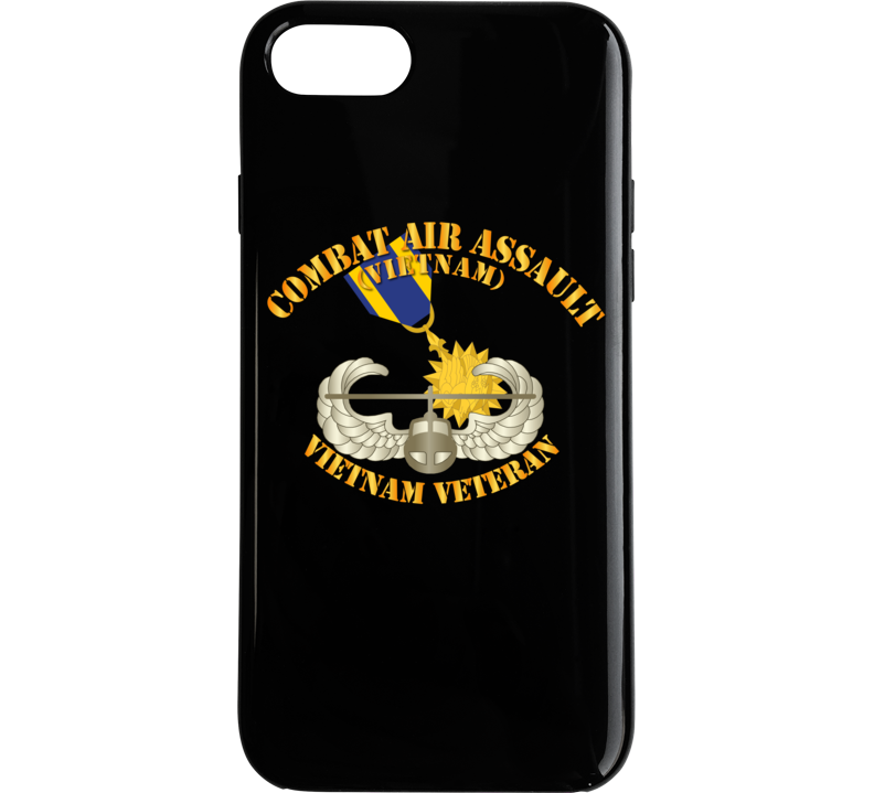 Army - Combat Air Assault - Vietnam W Air Medal V1 Phone Case