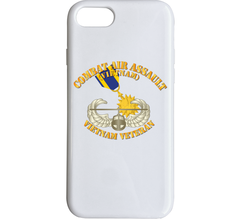 Army - Combat Air Assault - Vietnam W Air Medal V1 Phone Case