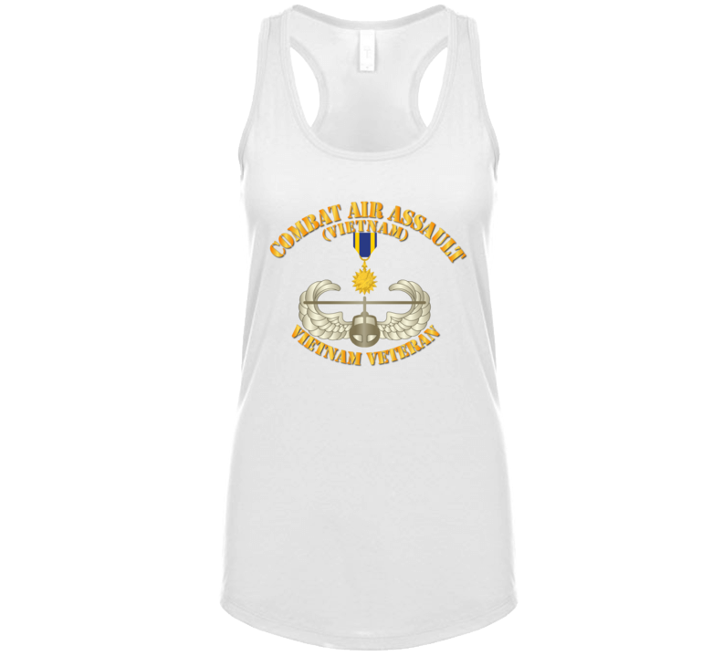 Army - Combat Air Assault - Vietnam W Air Medal T Shirt