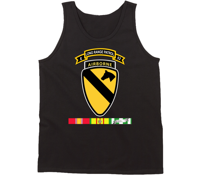 Army - E Co - 52nd Inf Abn - 1st Cav Div Abn W Vn Svc Tanktop
